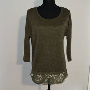 New York & Co 3/4 sleeve blouse